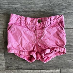 Old Navy Baby Toddler Girl Legally Pink Shorts 18-24 Months Elastic Waist 494618